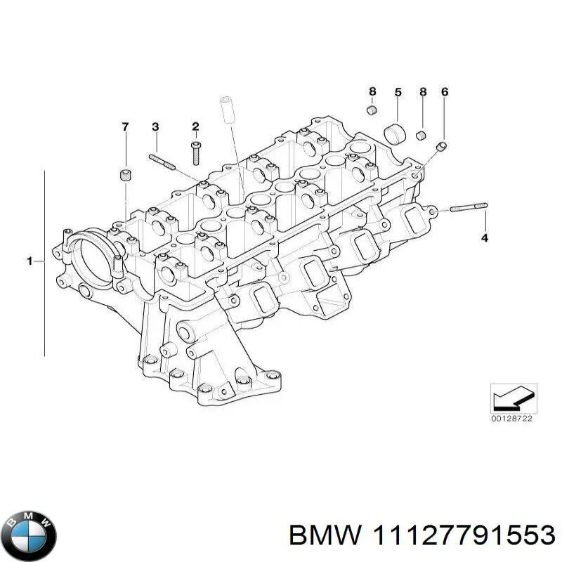 Шпилька выпускного коллектора 11127791553 BMW