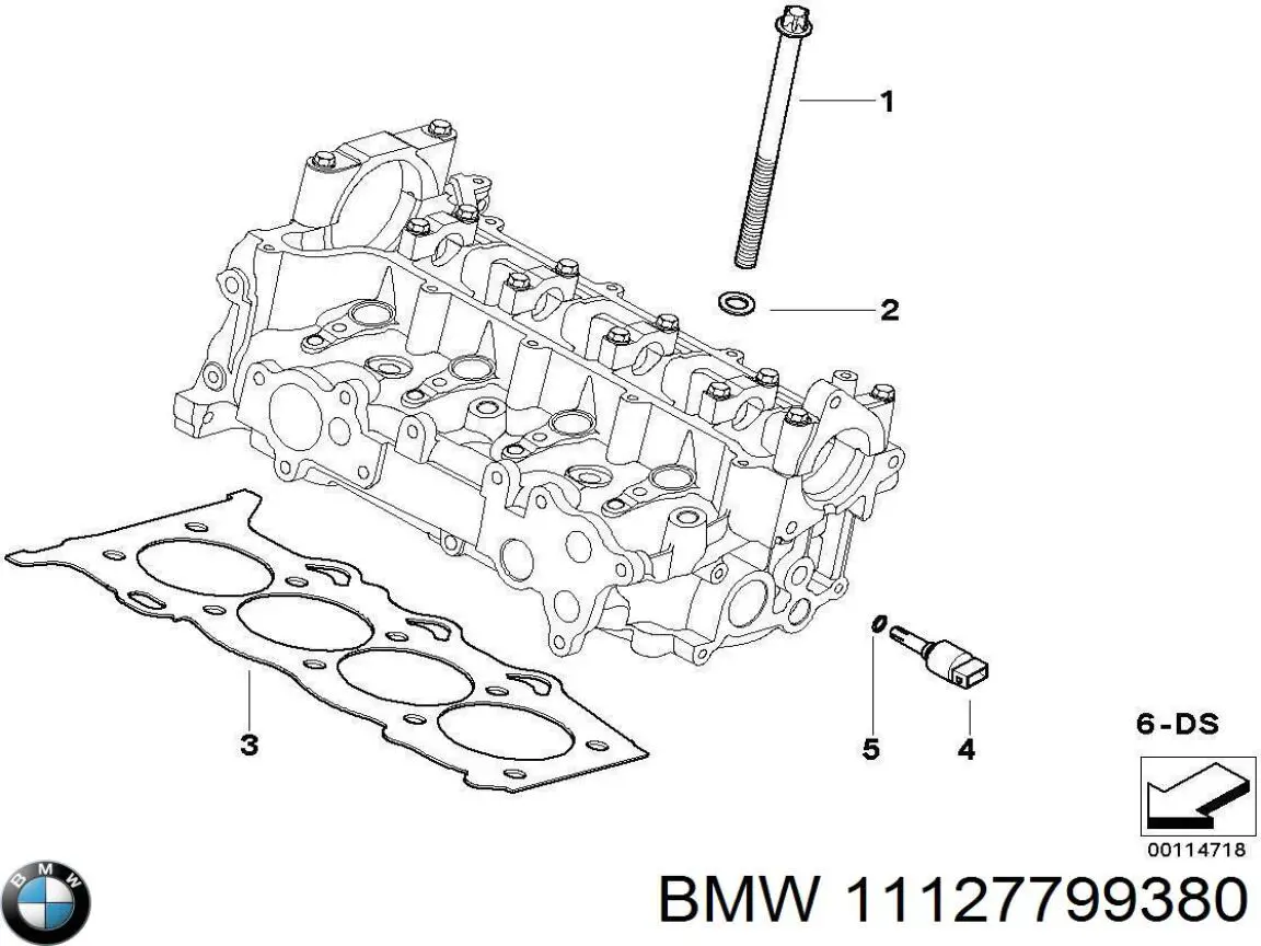 Прокладка ГБЦ 11127799380 BMW