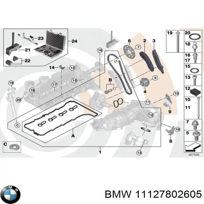  BMW 11127802605