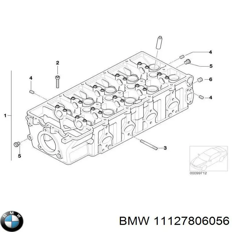 Купить 11127806056 BMW Болт ГБЦ