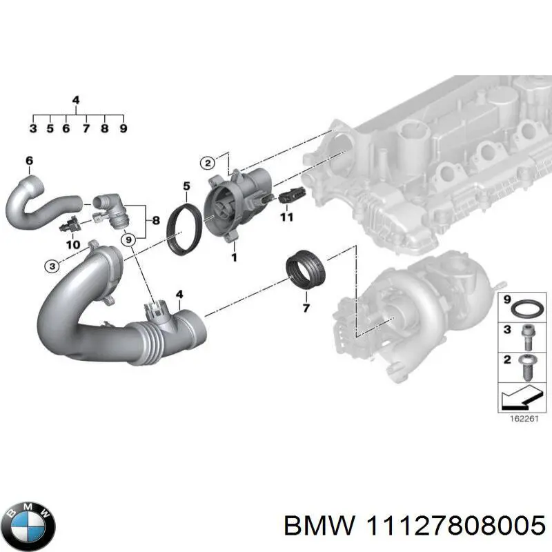  BMW 11127808005 цена, от 11.30 USD