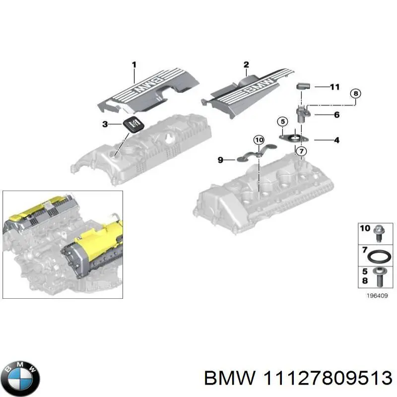 Купить 11127809513 BMW 