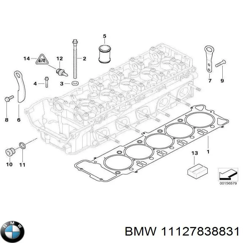 11127838831 BMW parafuso de cabeça de motor (cbc)