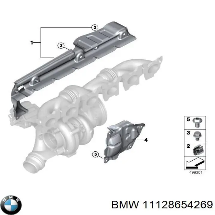 Прокладка ГБЦ BMW 11128654269 цена, от 211.70 USD