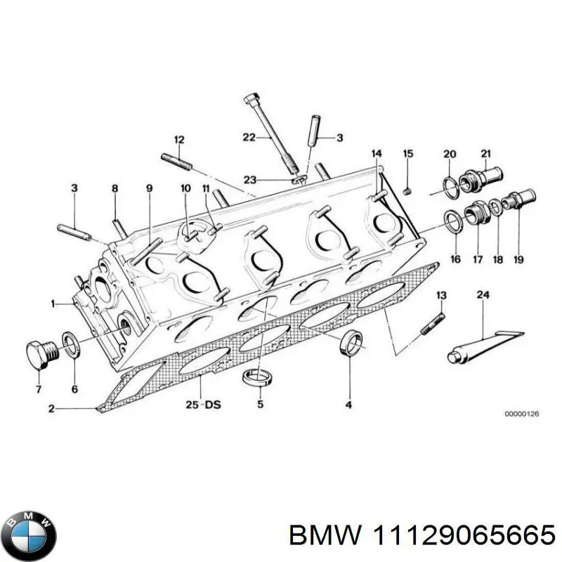 Прокладка ГБЦ 11129065665 BMW