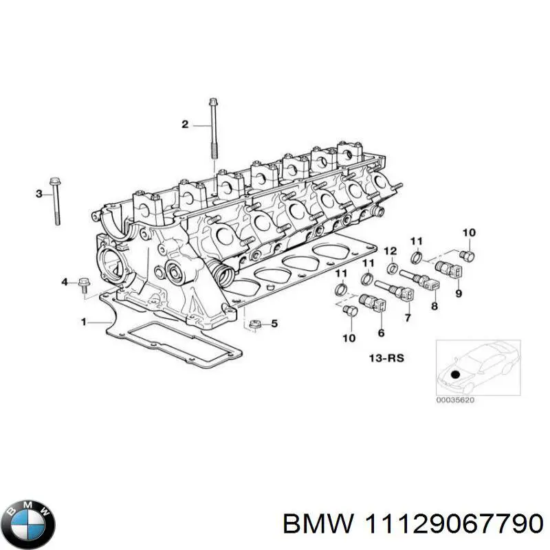 Болт головки блока цилиндров, ГБЦ BMW 11129067790 цена, от 35.27 USD