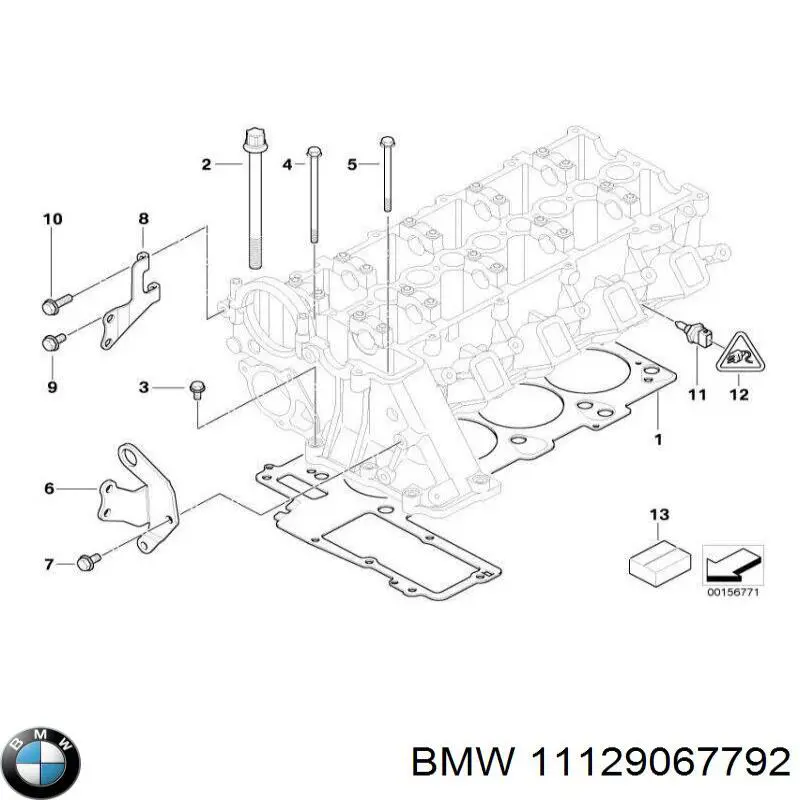 Болт головки блока цилиндров, ГБЦ BMW 11129067792 цена, от 35.99 USD