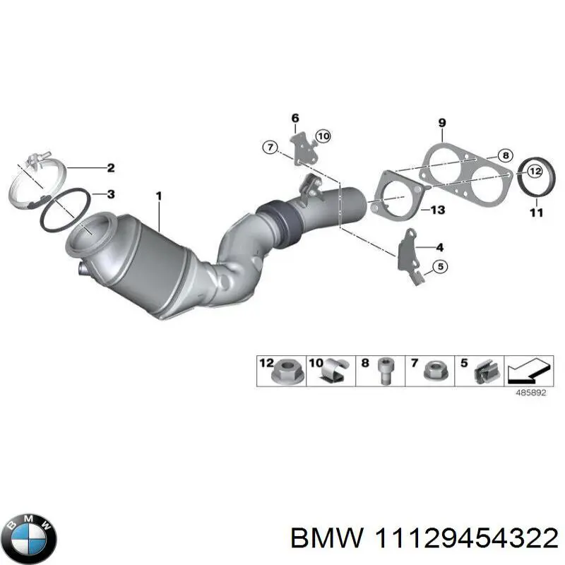 Купить 11129454322 BMW 