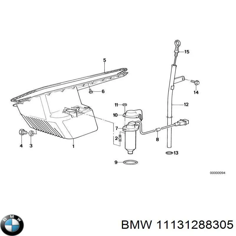 11131288305 BMW panela de óleo de cárter do motor