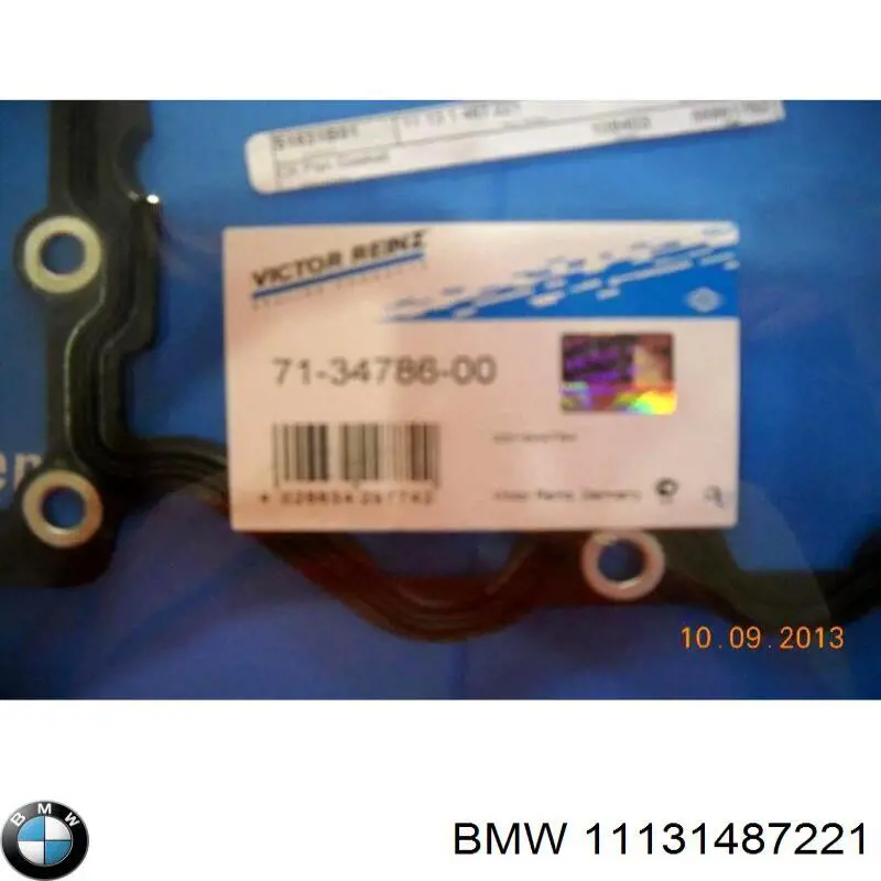 Прокладка поддона картера двигателя BMW 11131487221