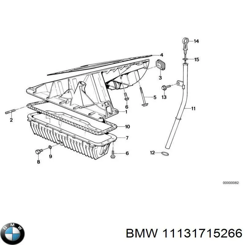 11131715266 BMW Картер масляный