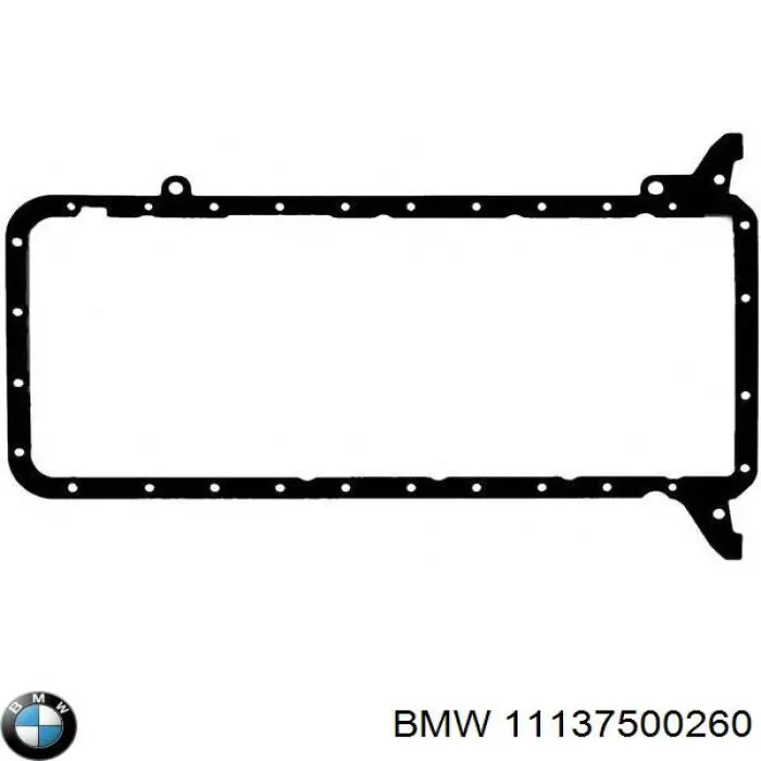 11137500260 BMW Прокладка поддона картера двигателя верхняя