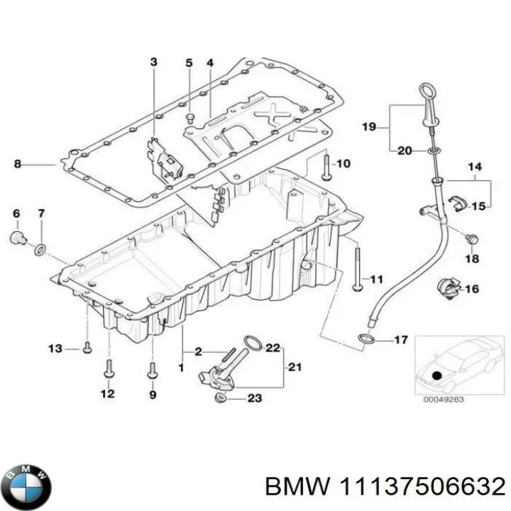 Купить 11137506632 BMW 