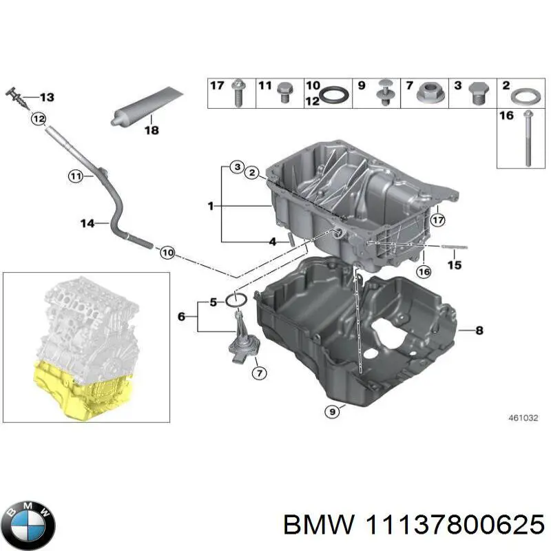Болт головки блока цилиндров, ГБЦ BMW 11137800625 цена, от 4.94 USD