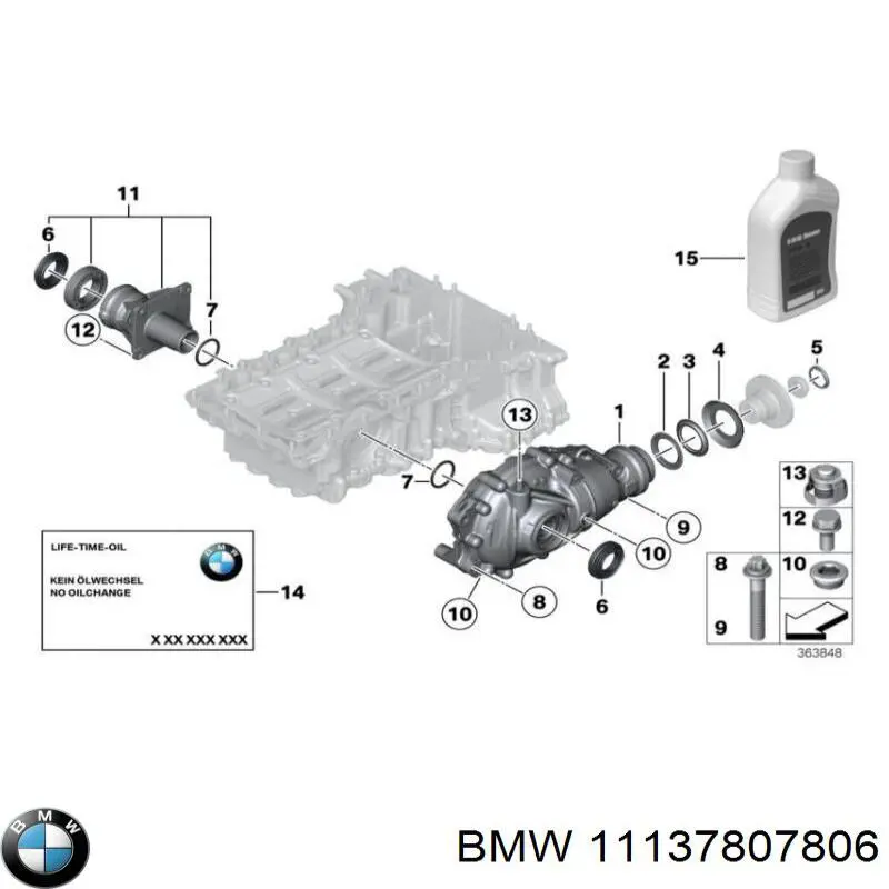 Масляный поддон двигателя BMW 11137807806 цена, от 243.93 USD