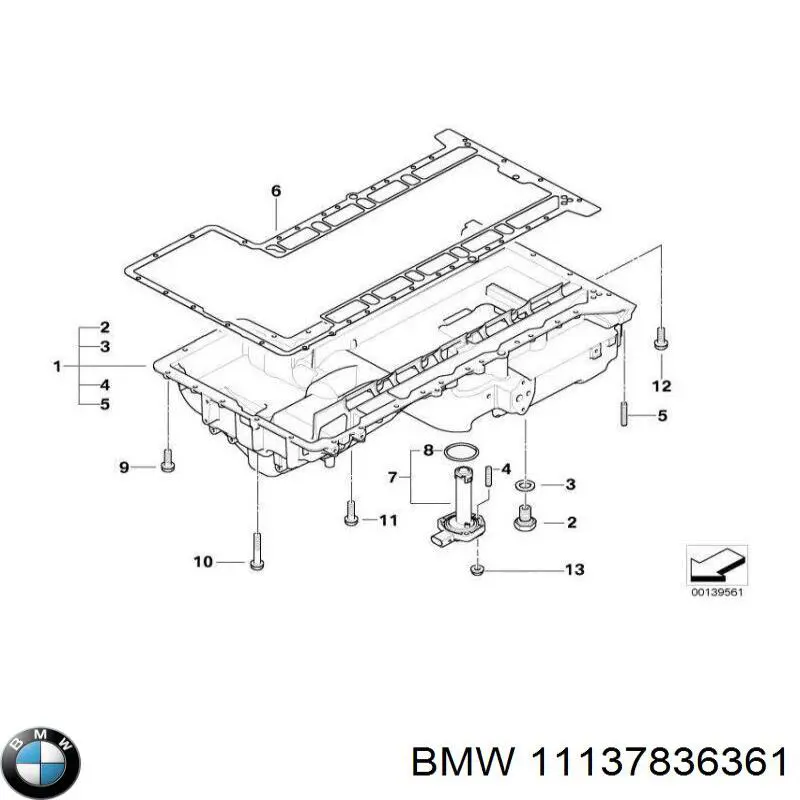 11137836361 BMW vedante de adaptador do filtro de óleo