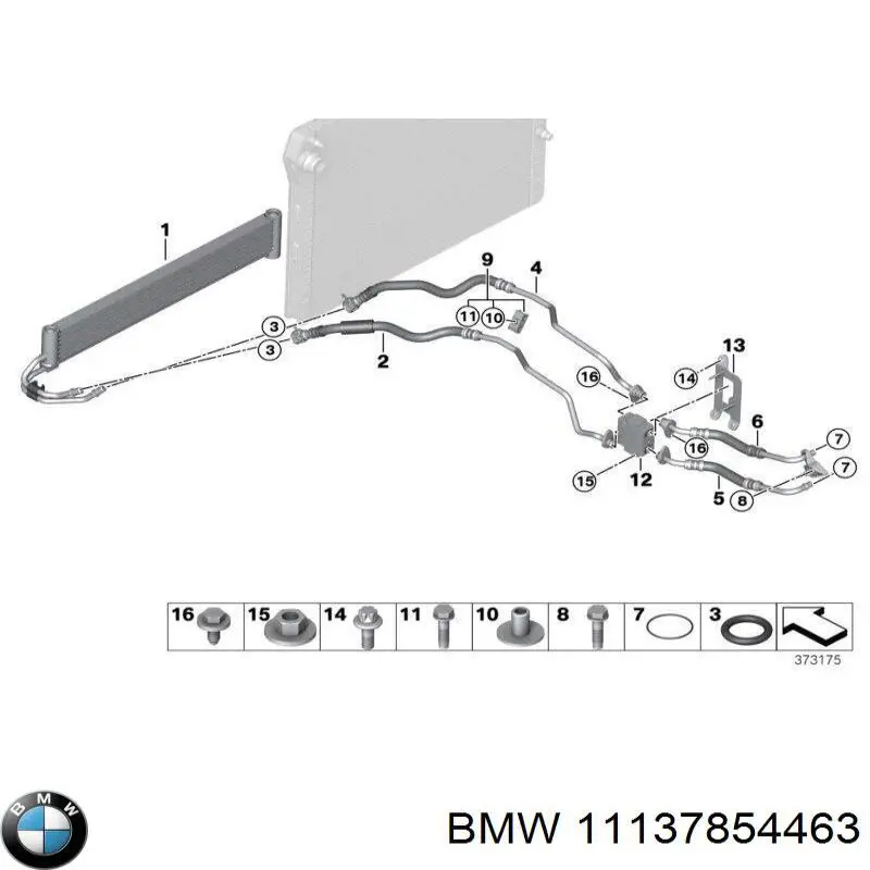 Масляный поддон двигателя BMW 11137854463 цена, от 812.64 USD