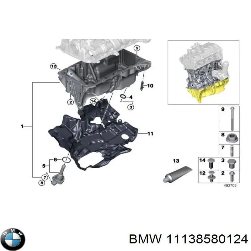  11138580124 BMW