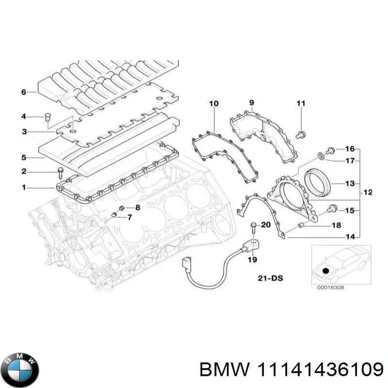  BMW 11141436109 цена, от 14.82 USD