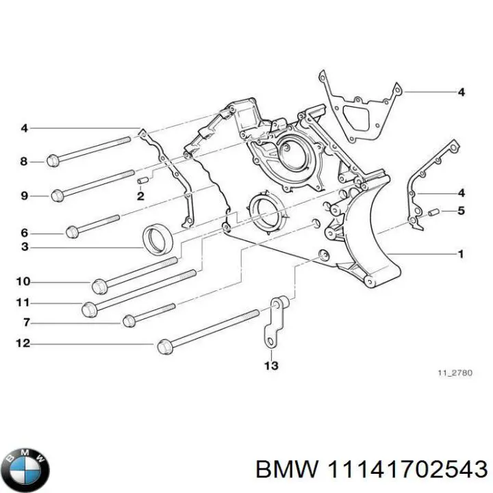  11141702543 BMW