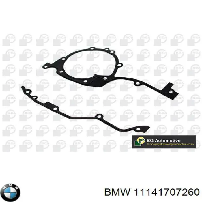11141707260 BMW прокладка передней крышки двигателя левая
