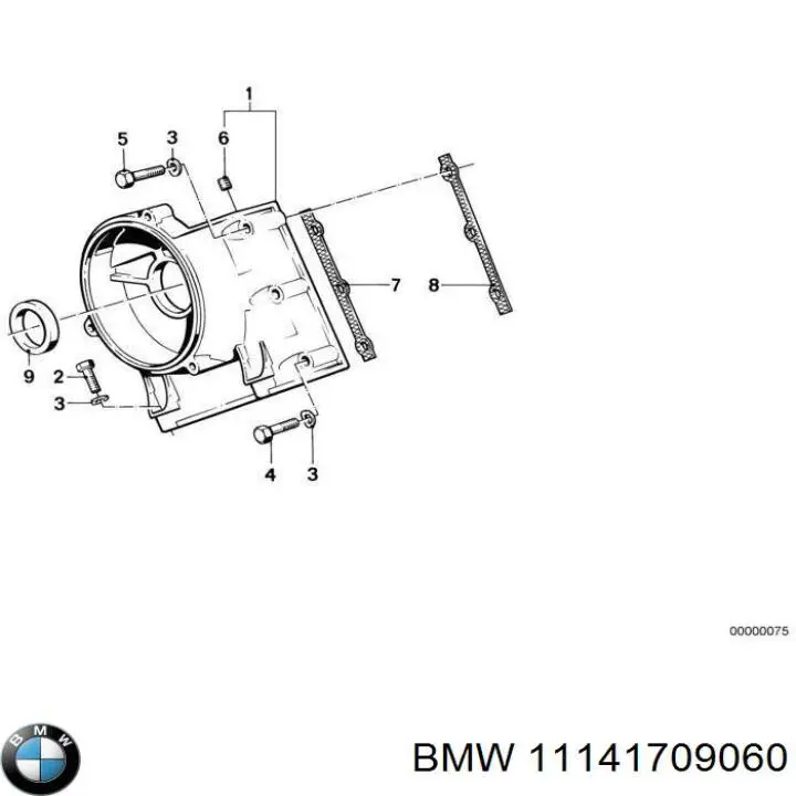 Сальник двигателя распредвала BMW 11141709060 цена, от 5.80 USD
