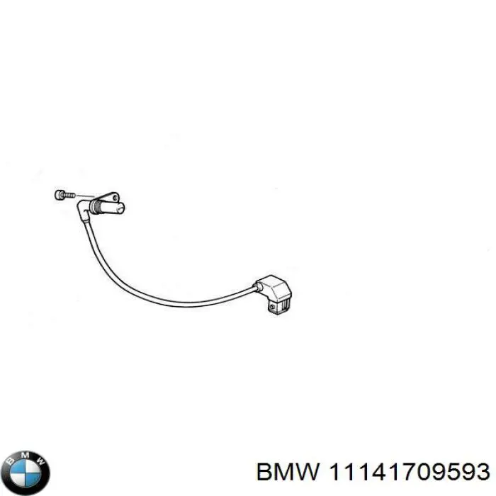 11141709593 BMW прокладка передней крышки двигателя верхняя