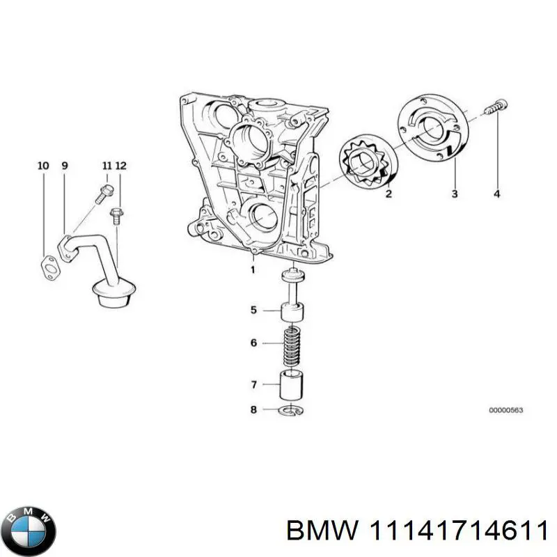 Bomba de óleo para BMW 3 (E30)