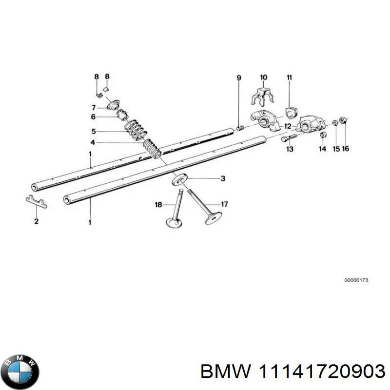 11141720903 BMW прокладка передней крышки двигателя