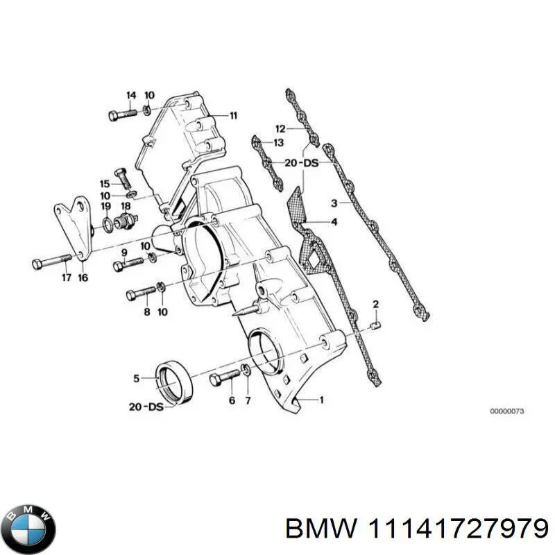 11140604115 BMW vedante de adaptador do filtro de óleo