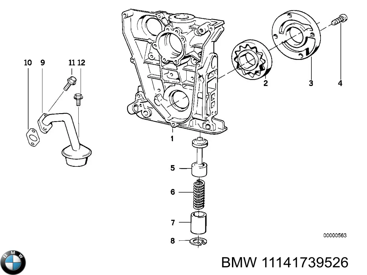 Купить 11141739526 BMW 