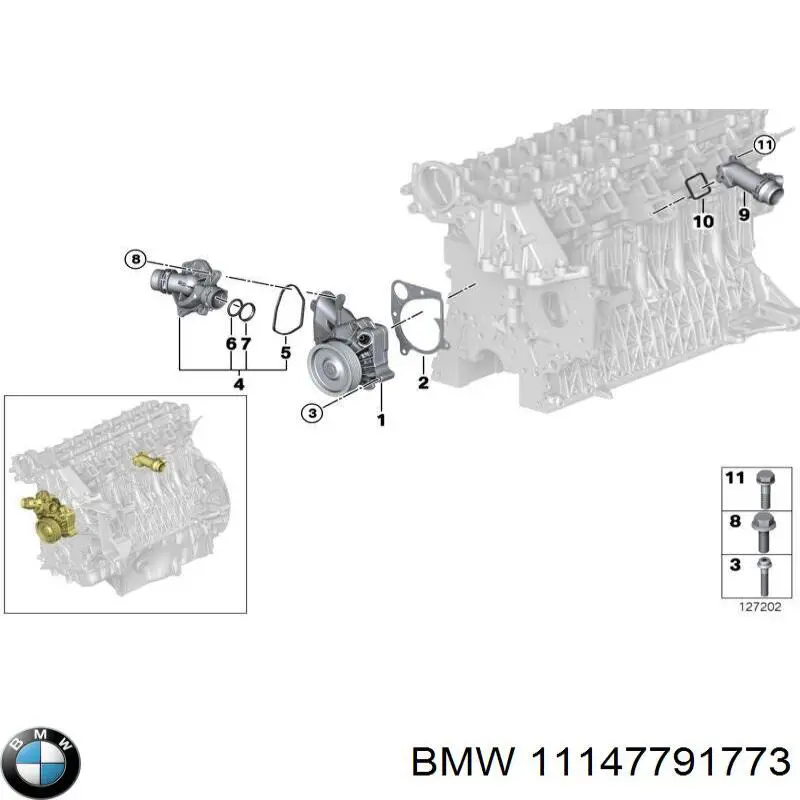  BMW 11147791773 цена, от 12.67 USD