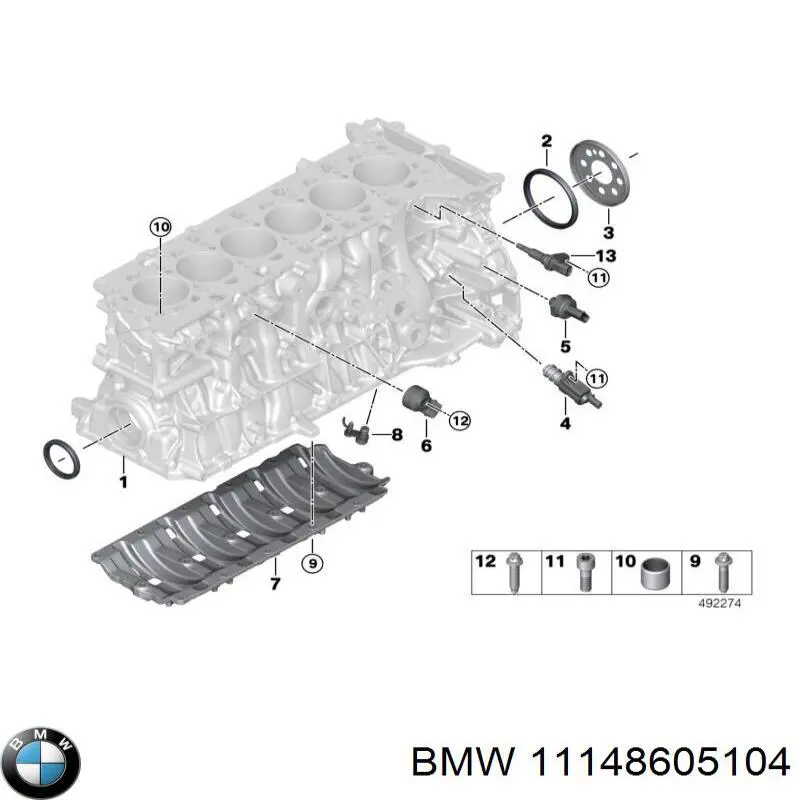  BMW 11148605104 цена, от 6.77 USD