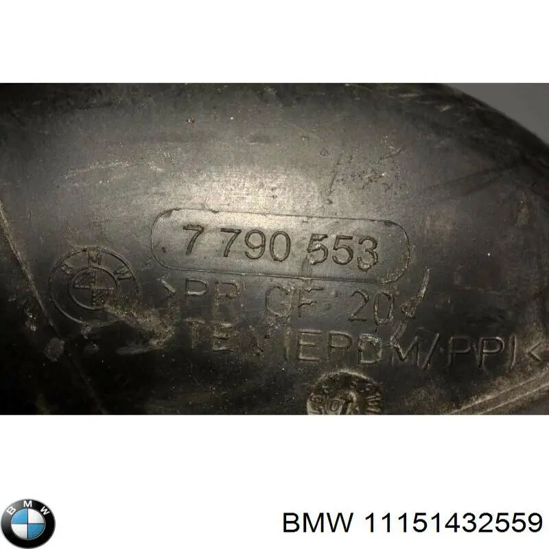 Патрубок вентиляции картерных газов 11151432559 BMW