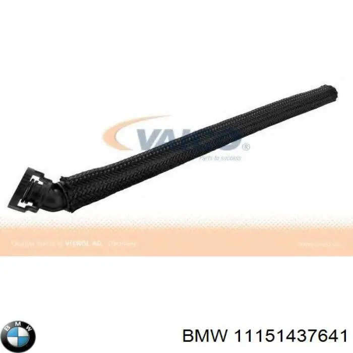 11151437641 BMW патрубок вентиляции картера (маслоотделителя)