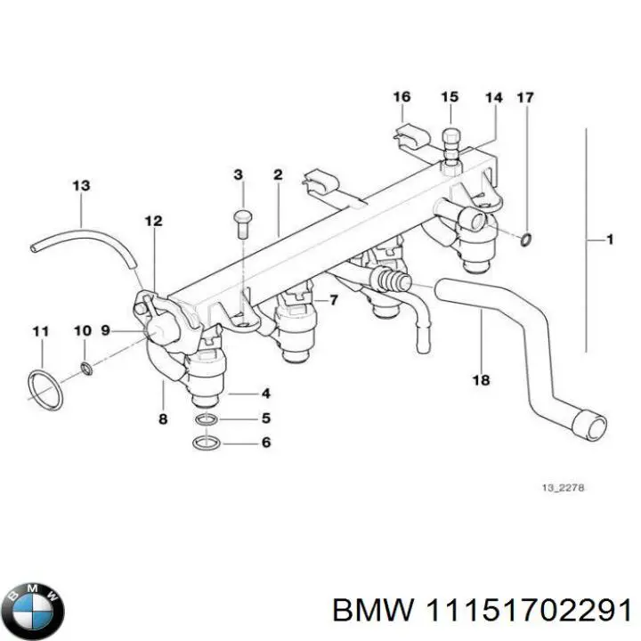  BMW 11151702291 цена, от 14.35 USD