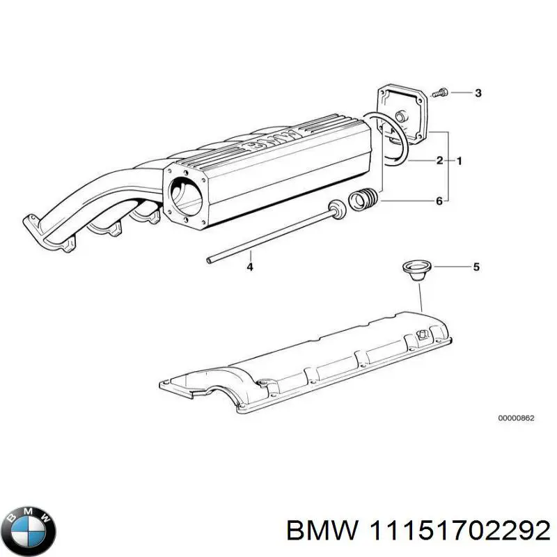 Cano derivado de ar para BMW 7 (E38)