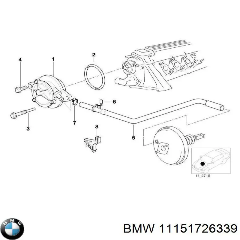  BMW 11151726339 цена, от 1.60 USD