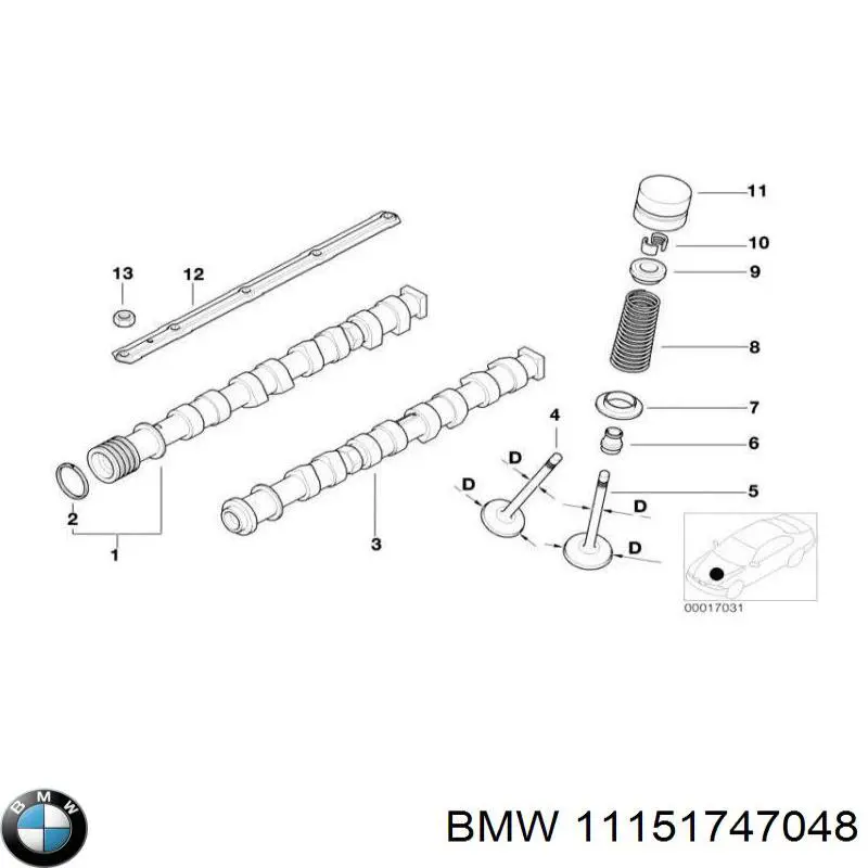 Купить 11151747048 BMW Пробка поддона двигателя