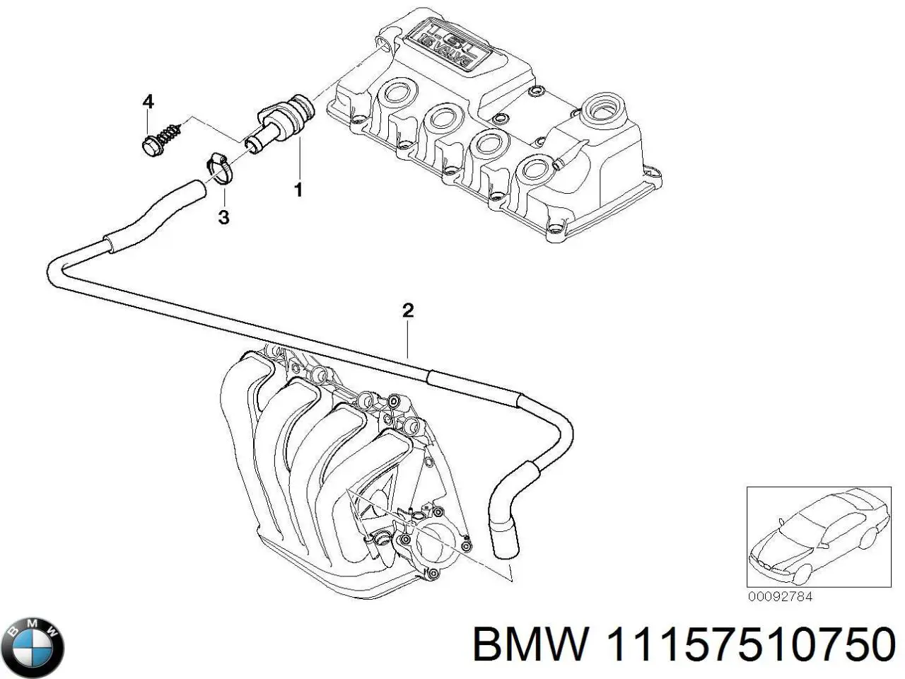 Купить 11157510750 BMW 