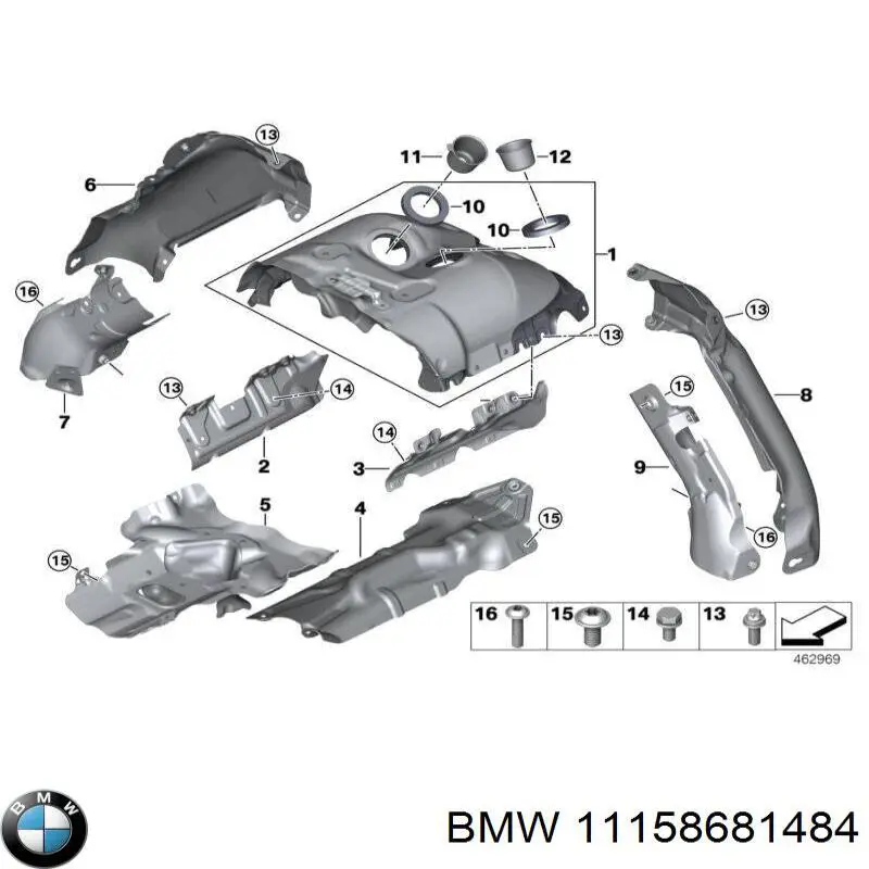  BMW 11158681484 цена, от 176.35 USD
