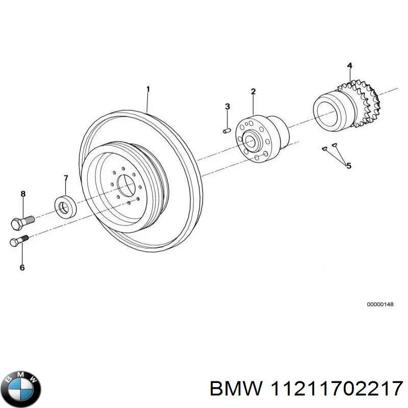 Купить 11211702217 BMW Механизм регулировки фаз грм