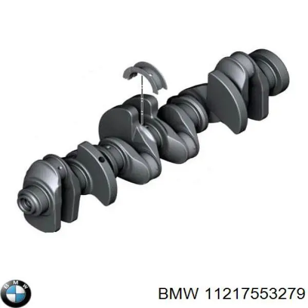 Коленвал двигателя 11217553279 BMW