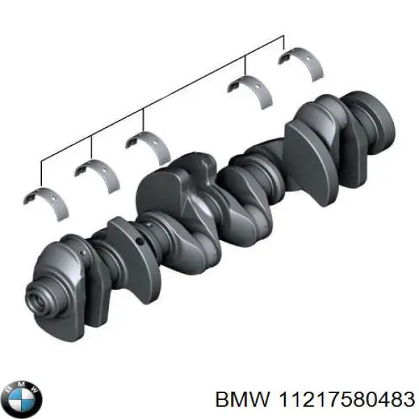 11217580483 BMW Коленвал двигателя