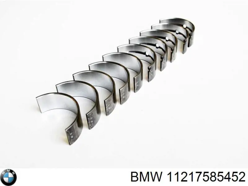 Купить 11217585452 BMW Вкладыши коленвала коренные, комплект, 1-й ремонт (+0,25)