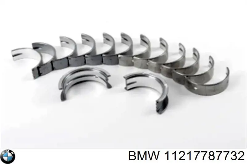 Вкладыши коленвала, коренные, комплект, 1-й ремонт (+0,25) BMW 11217787732 цена, от 35.71 USD