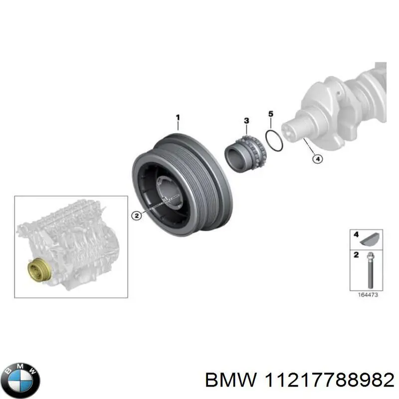11217788982 BMW engrenagem de cadeia da roda dentada de acionamento de cambota de motor