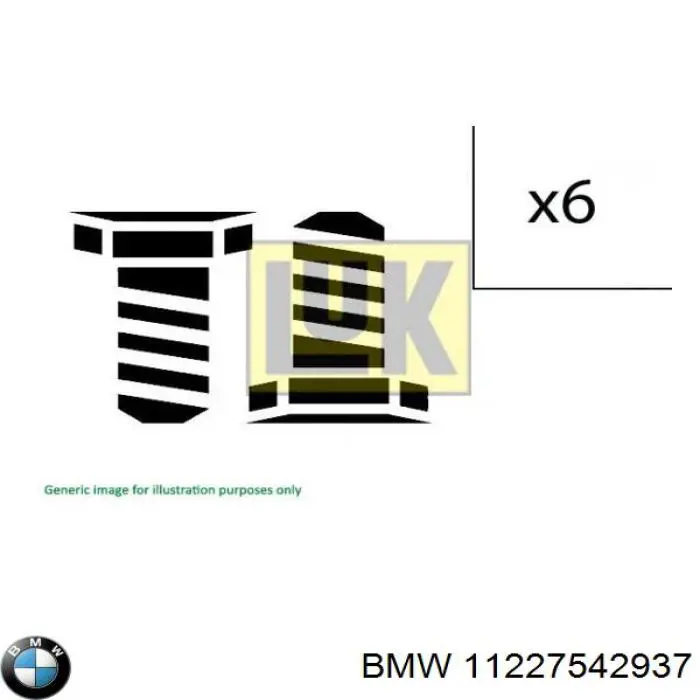 Купить 11227542937 BMW Болт крепления маховика