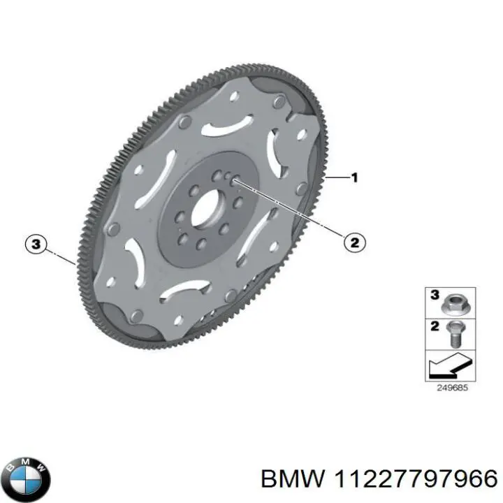 Болт ГБЦ 11227797966 BMW