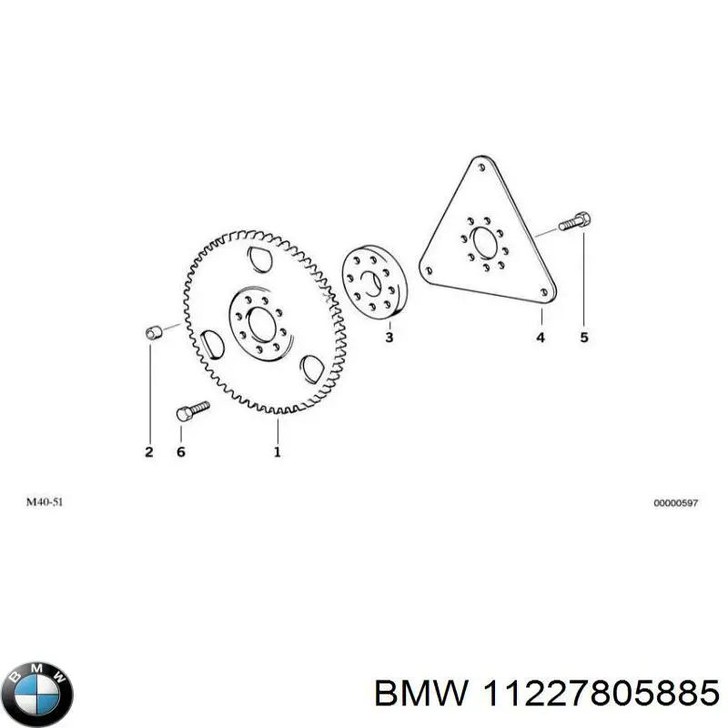 Perno De Volante 11227805885 BMW